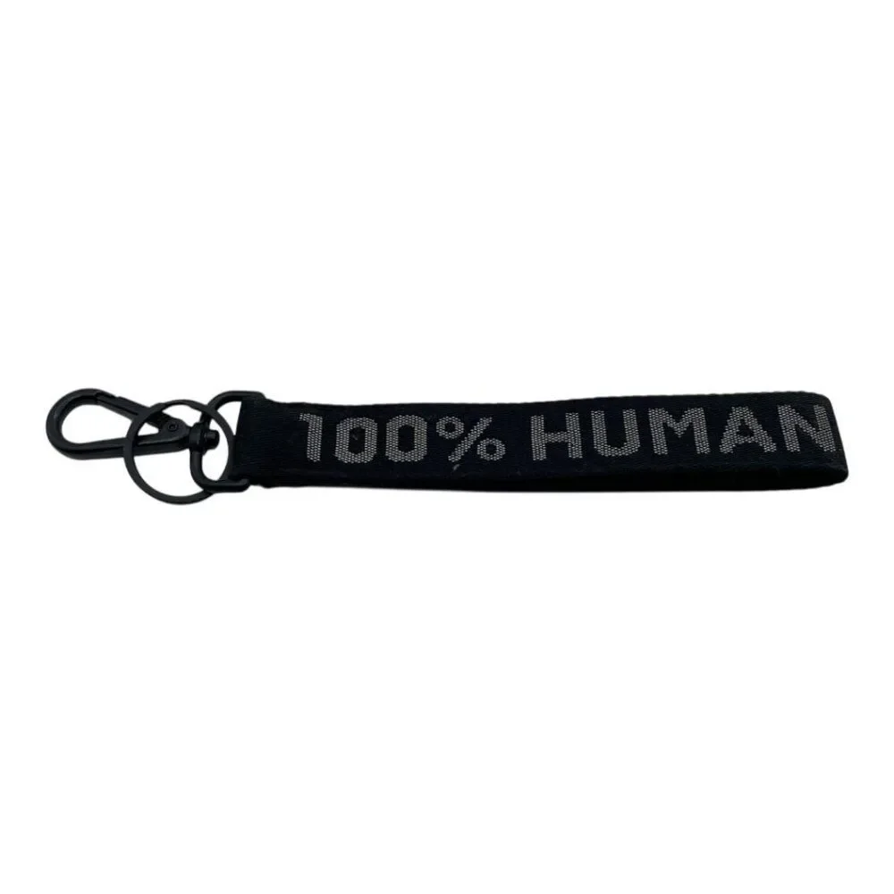 Everlane 100% Human Key Chain Keychain Black / Gray